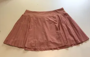 Calia Women's 14" Side Pleat Court Skort in Guava Pink Size XL NWT thumbnail 1