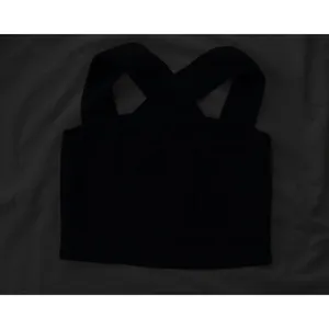 Aritzia Babaton Torsten Knit Top Black Minimalist Timeless Modern Women’s Medium thumbnail 3