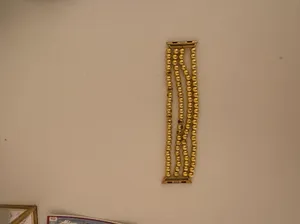 BaubleBar Gold Beaded Apple Watch Band thumbnail 3