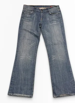 Citizens of Humanity Kelly 001 Low Rise Bootcut Jeans Blue Size‎ 29 USA Y2K Crop thumbnail 1