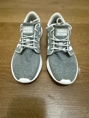 Adidas Cloudfoam Grey Athletic Running Shoes Womens Size 7 thumbnail 2