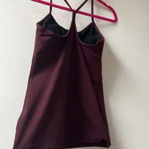 Lululemon | Power Y Tank Top Women's Size 10 Maroon Racerback thumbnail 4