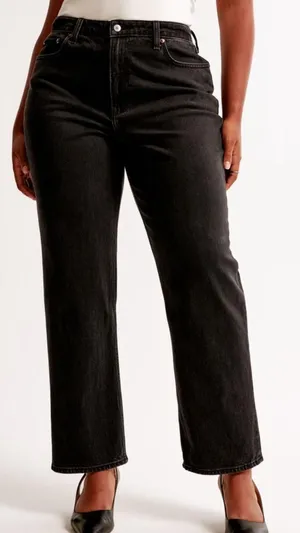 abercrombie & fitch vintage straight jeans black size 26/2 thumbnail 1