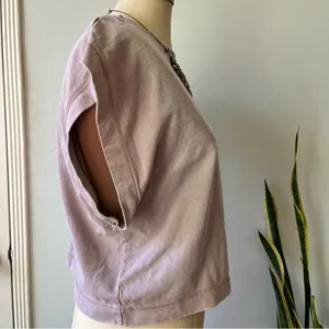 Zara-•Dusty Lavender Muscle Sweat-T•sz M thumbnail 4