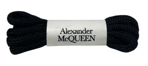 Gucci Alexander McQueen AMQ Black Lace Up Sneaker Shoe Shoelaces Laces Replacements thumbnail 1