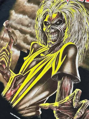 Hanes Iron Maiden Killers Heavy Metal Rock Album Shirt thumbnail 3