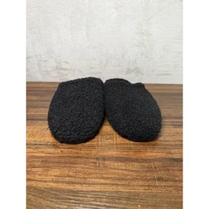 Bombas Sunday Slipper Faux-Fur Sherpa Slip-On Mule In Black - Women's Size 6 thumbnail 4
