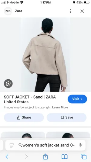 Zara Soft Jacket | Sand | XS thumbnail 2