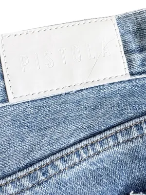 EUC Pistola Relaxed Fit Distressed Straight Leg Jeans Size 27 thumbnail 7