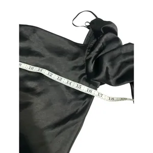 Princess Polly Satin Dress Size 6 Mini New Years Eve Cowl Neck Long Sleeve Party thumbnail 4