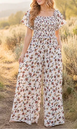 Ivy City Co Sweet Caroline Jumpsuit Large thumbnail 1