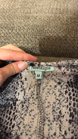 Nostalgia Dress Gray Size M thumbnail 2