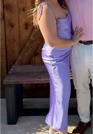 Hello Molly Lavender Slip Dress thumbnail 5