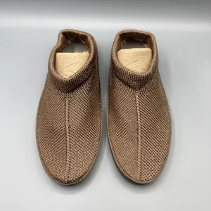 Orthopedic Mesh Knit Sock Shoe Size Large Womens 9 10 Brown Slip on Comfort thumbnail 2