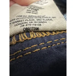 Free People We The‎ Free Denim Tapered Mom jeans Raw Hem Cotton Women Size 25 thumbnail 8