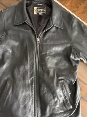 Eddie Bauer Legend Women’s Black Leather Jacket XL Tall thumbnail 1