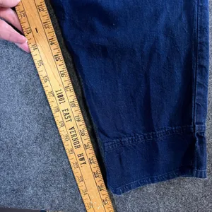 Anthropologie Pilcro Indigo Blue Linen Blend Drawstring Jogger Pants XS Boho thumbnail 6