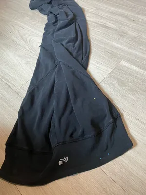 Marika Black Boot-Cut Wide-Leg Yoga Pants thumbnail 3