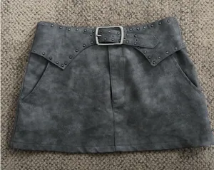 Urban Outfitters Faux Leather Skirt Silence + Noise thumbnail 1