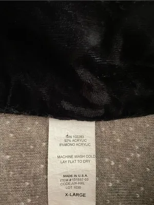 Vintage 90s Black Mountain Horse Faux Fur Print Fleece Jacket XL thumbnail 2