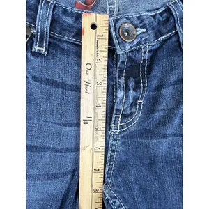BKE Denim Sierra Bootcut Stretch Jeans Women’s Size 30x31.5 Low Rise Blue Denim thumbnail 10