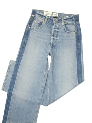 NWT Citizens of Humanity Ayla Baggy in Tuxedo Skylights Rigid Jeans 25 thumbnail 6