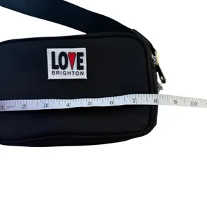 Brighton Love Essentials Crossbody Bag Purse Black Hearts NWT Casual thumbnail 11
