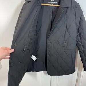 BCBGMAXAZRIA Women's‎ Quilted Water Resistant Blazer Black Size Medium normcore thumbnail 4