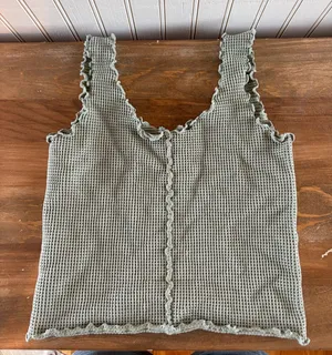 Buckle Cropped Tank Top thumbnail 1