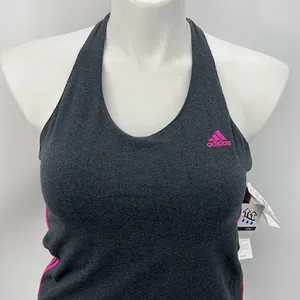 Adidas CS strappy heather gray tennis tank XL thumbnail 2