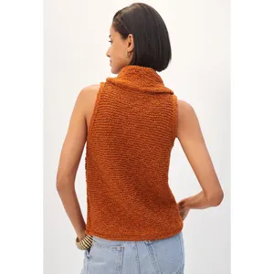 Pilcro Turtleneck Sweater Tank thumbnail 2