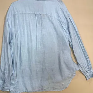 Polo Ralph Lauren women’s linen light blow oversized shirt Large thumbnail 7