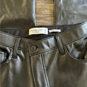 Abercrombie vegan leather pants thumbnail 3