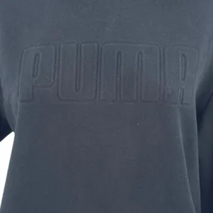 Puma Women's Black Logo Yoga Athletic Activewear Sweater Hoodie Sweatshirt Top M thumbnail 4