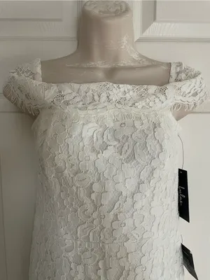 NWT Lulu's‎ Off-White Lace Maxi Dress thumbnail 2