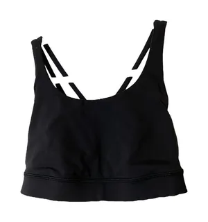 EUC Lululemon Energy‎ Bra Black Sz 6 thumbnail 1