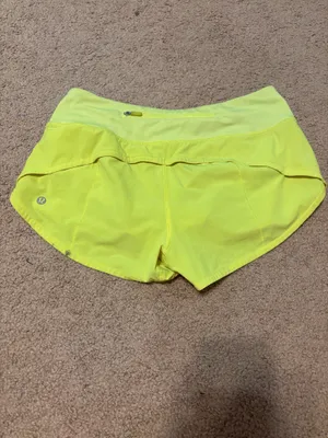 Yellow Lululemon Shorts thumbnail 2