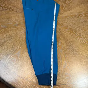 Figs Zamora Scrub Jogger Pants Teal Blue Orange‎ Drawstring Size XL PO 1652 thumbnail 10