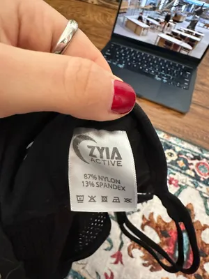 Zyia Active Top Black thumbnail 3
