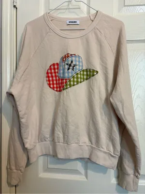 Daydreamer patch cowboy hat sweatshirt medium thumbnail 2