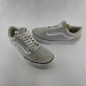 Vans Old Skool Shoes Mens 7.5 Womens 9 Gray/White Skateboard Sneakers‎ thumbnail 3