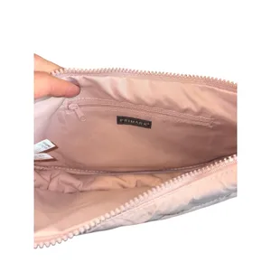 Primark Crossbody Bag Half Moon‎ Hobo Purse Adjustable Strap Pink thumbnail 2