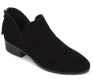 Kenneth Cole Reaction Ankle Boots Size 8 Womens‎ Black Leather Block Heel NEW thumbnail 1