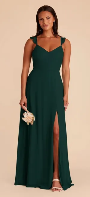 Birdy Grey Doris Dress - Chiffon Emerald thumbnail 1
