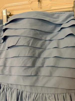 Peppermayo Full-Length Strapless Light Blue Maxi Dress Size 0 thumbnail 4