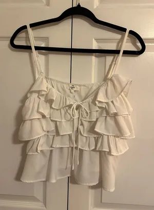 Entro Game day white tank top thumbnail 1