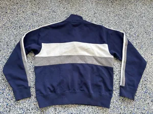 Polo Ralph Lauren navy blue color-blocked track jacket thumbnail 3