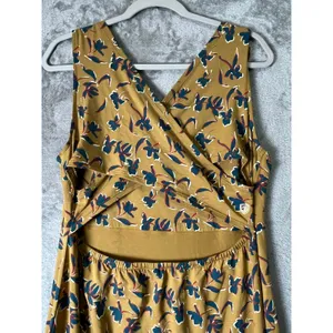 Kuhl Lyra Midi Dress Large Tuscan Sun Floral Print Sleeveless Outdoor Travel thumbnail 4