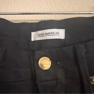 GOOD AMERICAN Good Waist Distressed Skinny Jeans‎ thumbnail 4