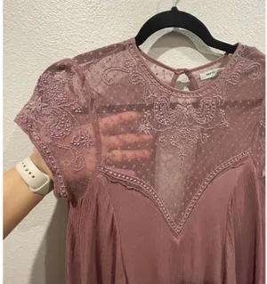 Urban Outfitters KIMCHI BLUE Lily Embellished Trapeze Mini Dress thumbnail 4